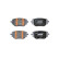 Brake pad set, disc brake LP5057EV Delphi, Thumbnail 2