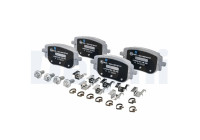 Brake pad set, disc brake LP5057EV Delphi