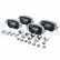 Brake pad set, disc brake LP5057EV Delphi