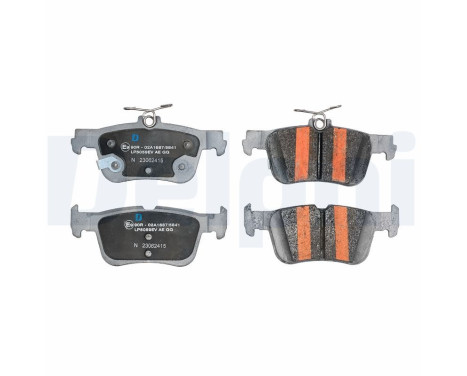 Brake pad set, disc brake LP5059EV Delphi