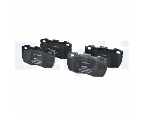 Brake pad set, disc brake LP506 Delphi