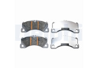 Brake pad set, disc brake LP5060EV Delphi