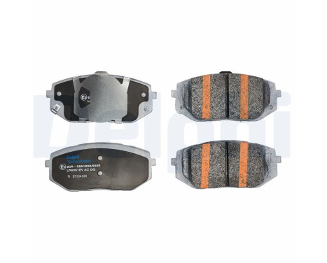 Brake pad set, disc brake LP5061EV Delphi