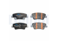 Brake pad set, disc brake LP5062EV Delphi