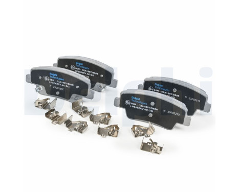 Brake pad set, disc brake LP5062EV Delphi, Image 3