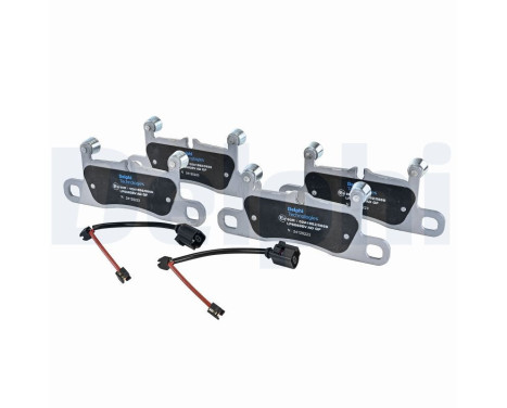 Brake pad set, disc brake LP5063EV Delphi