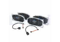 Brake pad set, disc brake LP5065EV Delphi