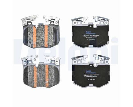 Brake pad set, disc brake LP5066EV Delphi, Image 2