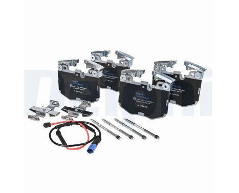 Brake pad set, disc brake LP5066EV Delphi