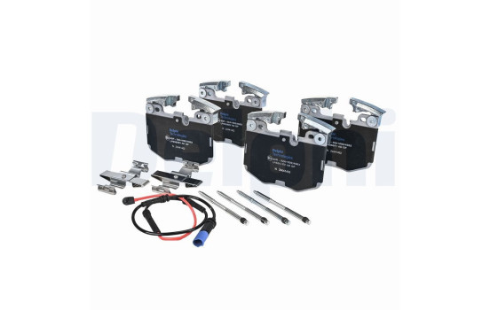 Brake pad set, disc brake LP5066EV Delphi