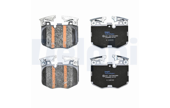 Brake pad set, disc brake LP5066EV Delphi, Image 2