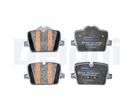 Brake pad set, disc brake LP5068EV Delphi, Image 2