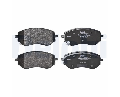 Brake pad set, disc brake LP5068EV Delphi, Image 3