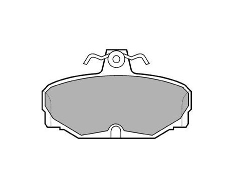 Brake Pad Set, disc brake LP507 Delphi, Image 2