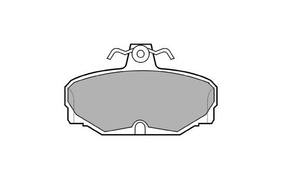 Brake Pad Set, disc brake LP507 Delphi, Image 2