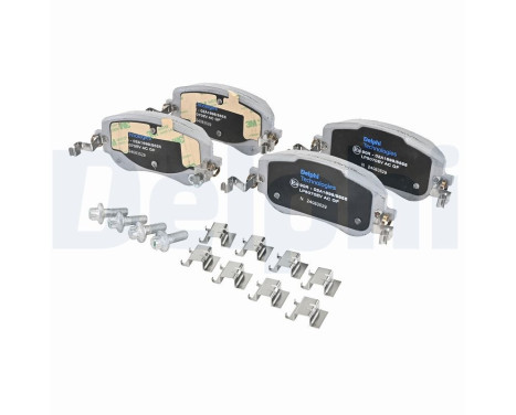 Brake pad set, disc brake LP5070EV Delphi