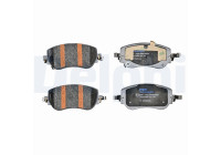 Brake pad set, disc brake LP5070EV Delphi