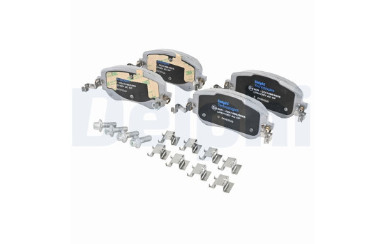 Brake pad set, disc brake LP5070EV Delphi