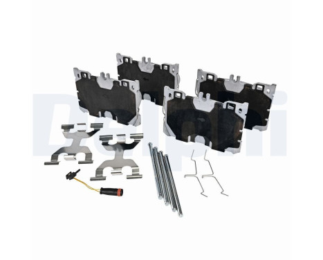 Brake pad set, disc brake LP5071EV Delphi