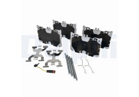 Brake pad set, disc brake LP5071EV Delphi