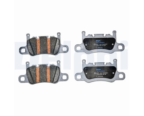 Brake pad set, disc brake LP5072EV Delphi