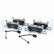 Brake pad set, disc brake LP5072EV Delphi