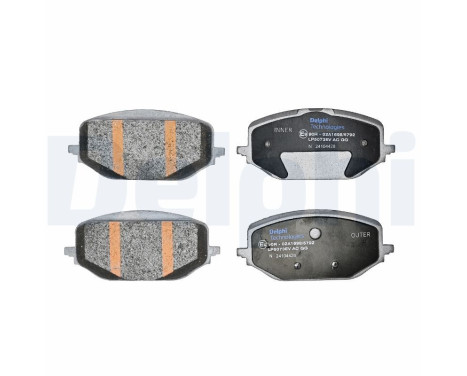 Brake pad set, disc brake LP5073EV Delphi, Image 2