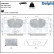 Brake pad set, disc brake LP5077EV Delphi, Thumbnail 3