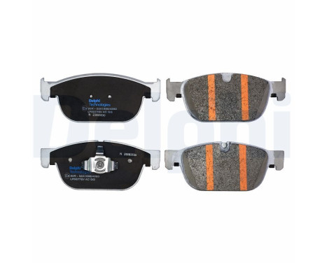 Brake pad set, disc brake LP5077EV Delphi