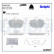 Brake pad set, disc brake LP5077EV Delphi, Thumbnail 3