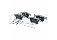 Brake pad set, disc brake LP5078EV Delphi