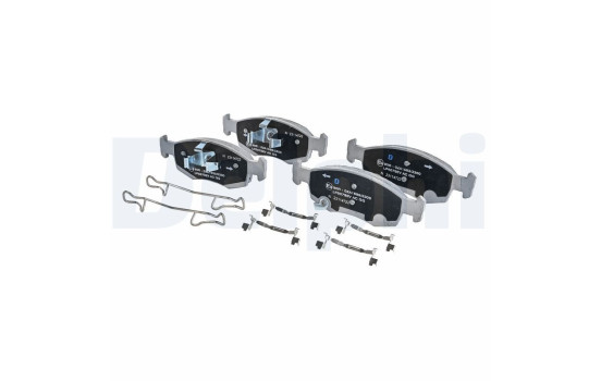 Brake pad set, disc brake LP5079EV Delphi