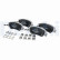 Brake pad set, disc brake LP5080EV Delphi