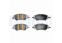 Brake pad set, disc brake LP5080EV Delphi