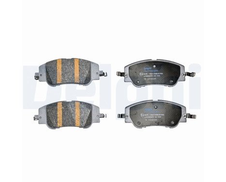 Brake pad set, disc brake LP5080EV Delphi, Image 2