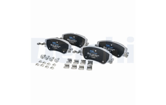 Brake pad set, disc brake LP5080EV Delphi