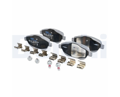 Brake pad set, disc brake LP5083EV Delphi