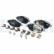Brake pad set, disc brake LP5083EV Delphi