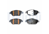 Brake pad set, disc brake LP5083EV Delphi