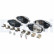 Brake pad set, disc brake LP5083EV Delphi