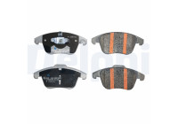 Brake pad set, disc brake LP5084EV Delphi