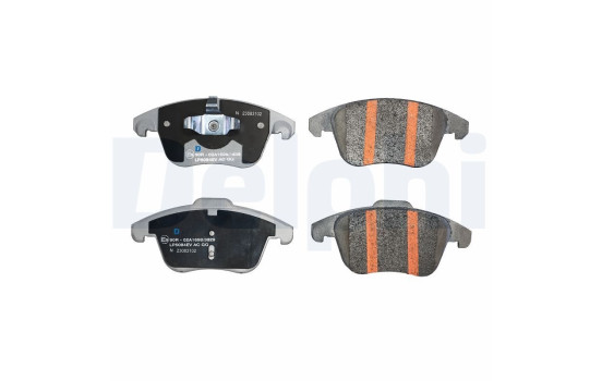 Brake pad set, disc brake LP5084EV Delphi
