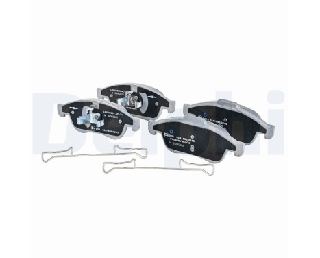 Brake pad set, disc brake LP5086EV Delphi