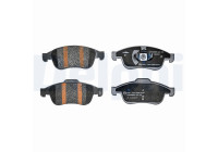Brake pad set, disc brake LP5086EV Delphi