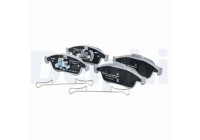 Brake pad set, disc brake LP5086EV Delphi
