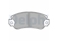 Brake Pad Set, disc brake LP509 Delphi