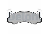 Brake Pad Set, disc brake LP521 Delphi