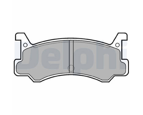 Brake Pad Set, disc brake LP521 Delphi