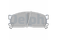 Brake Pad Set, disc brake LP530 Delphi