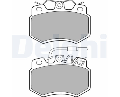 Brake Pad Set, disc brake LP536 Delphi